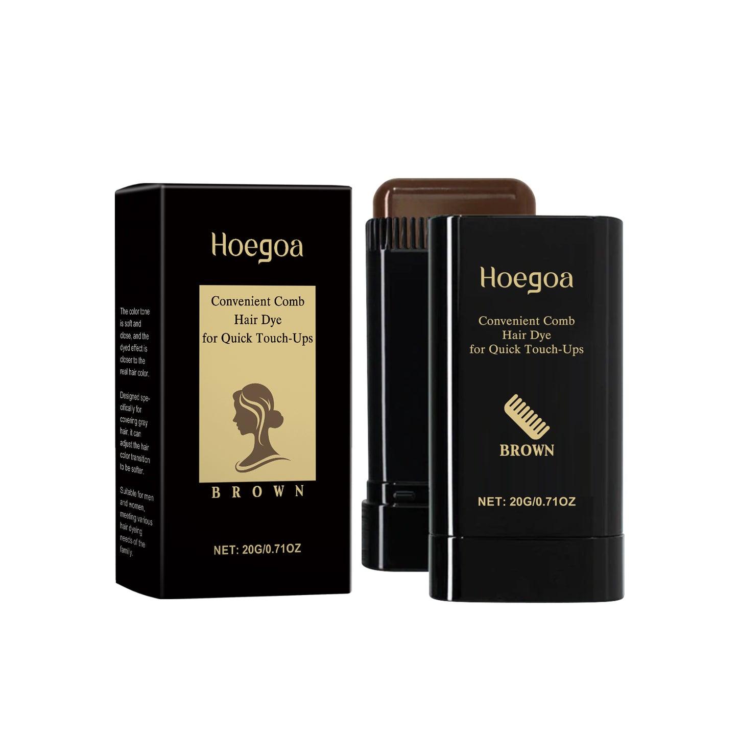 Hoegoa Hair Hair Hair Color Temporary Hair Hair Stick Is A Naturally Gentle And Non-irritating Pigmentation Hairdresser